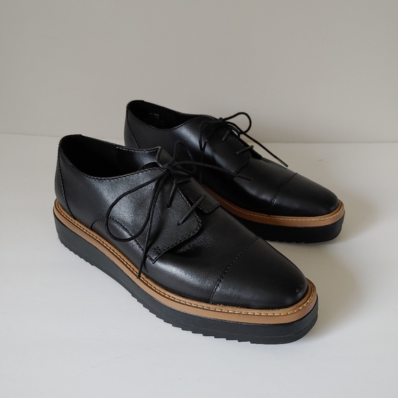 Nine West Vada Platform Oxford Shoes Size 8 Black - Picture 4 of 16